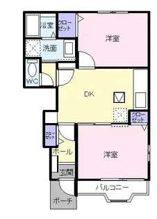 本町ハイツⅦ【101号室】の間取り