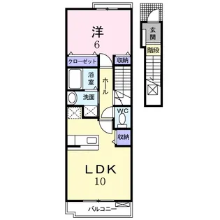 プラウド幕張本郷Ⅲ【2階】の間取り