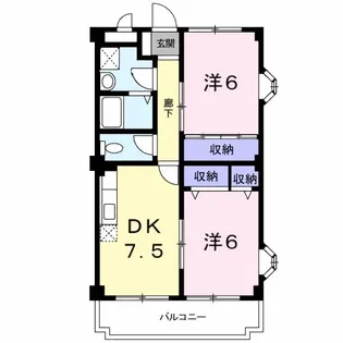 シャリオール【3階】の間取り