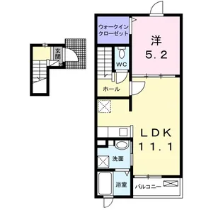 ヴァン ベール【2階】の間取り