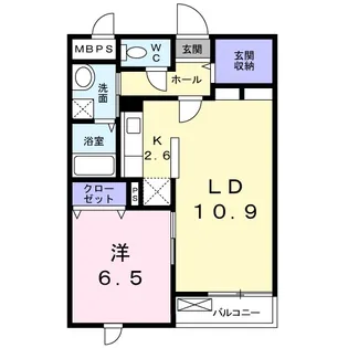 ヴァンベール御料【2階】の間取り