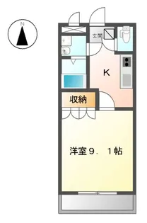 コンフォール舟小屋【7階】の間取り
