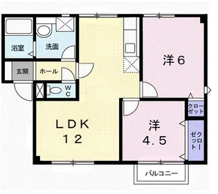 プラドール岡崎【2階】の間取り