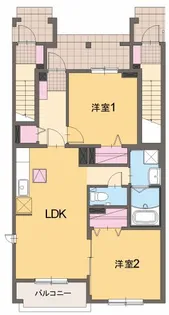 ルミエル【1階】の間取り