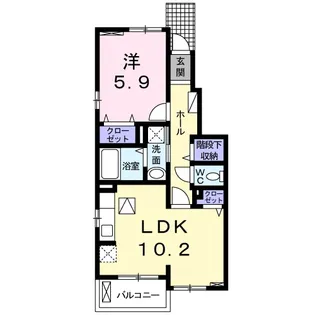 HYT town B【1階】の間取り