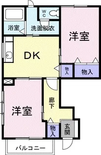 シャルマン【1階】の間取り