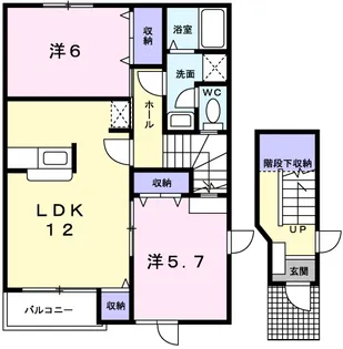 フィオーレ【2階】の間取り