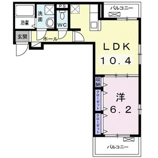 クレアシオン【3階】の間取り