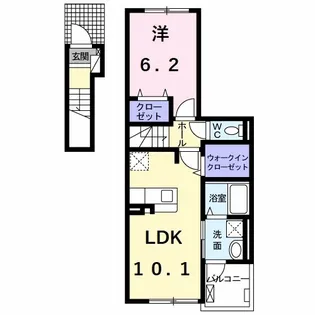 コンフォート【2階】の間取り