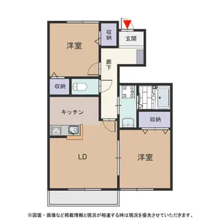 レフィナード橋目町 B【1階】の間取り