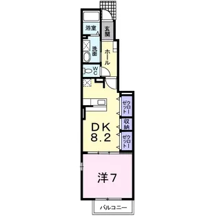 チェルシー【1階】の間取り