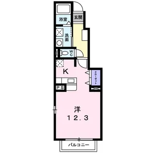 CASA・FELICE A【1階】の間取り