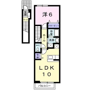 アイレックス【2階】の間取り
