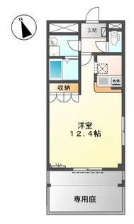 ディア フォンテーヌ【1階】の間取り