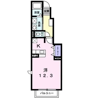 ミニヨン K【1階】の間取り