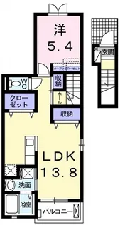 サンエミー【2階】の間取り