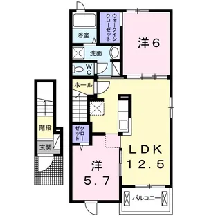 Blue Ocean【2階】の間取り