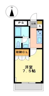 二キティー・アン【2階】の間取り