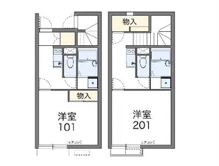 レオネクストK【103号室】の間取り