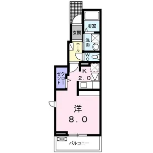 フエンテ【1階】の間取り