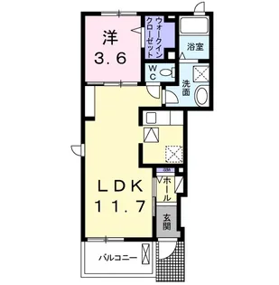 エル北町【1階】の間取り