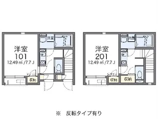 レオネクスト幸伸Ⅱ【104号室】の間取り