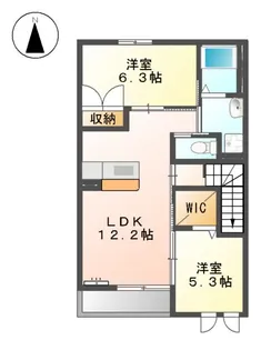 ハレクラニ【2階】の間取り