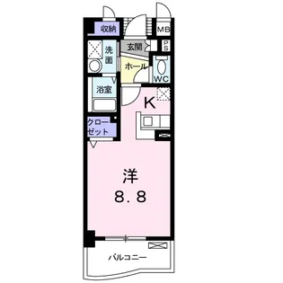 花水木I【1階】の間取り