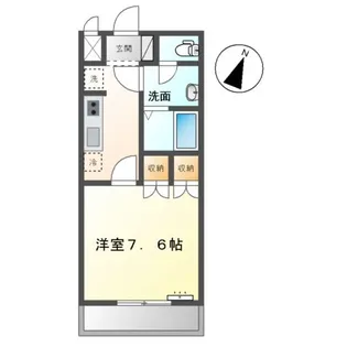 クレストB【201号室】の間取り