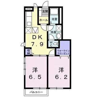 シゴーニュⅠ【1階】の間取り
