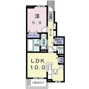 エアリスⅥ【1階】の間取り