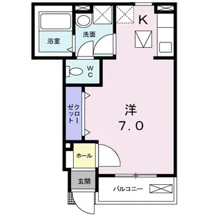 ラークヒルズ【1階】の間取り
