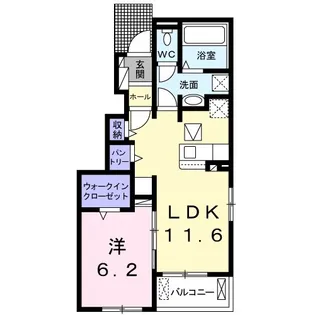 ERU【1階】の間取り