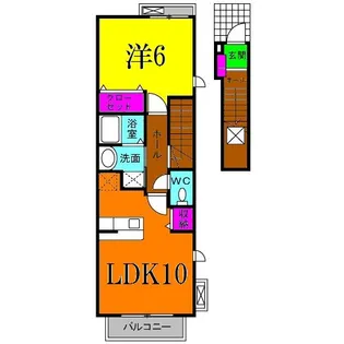 ミルトニア【2階】の間取り