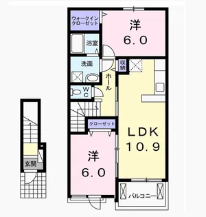 ラコルタⅡ【2階】の間取り