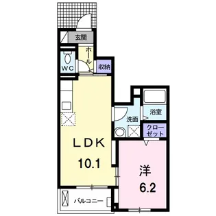 モデッサ15【1階】の間取り