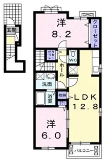 サン・ルーチェⅣ【2階】の間取り