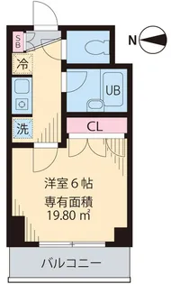 ベイステート安間【3階】の間取り