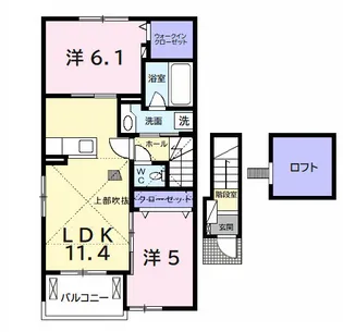 シアージュ【2階】の間取り