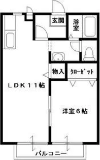 ペットドルチェⅡ【2階】の間取り