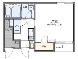レオネクストヤマキⅡ【1階】の間取り