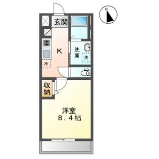 フェリス【2階】の間取り