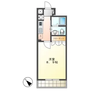 Y.Camphrier(ワイカンフリエ)【3階】の間取り
