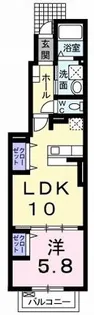 アルモニー【1階】の間取り