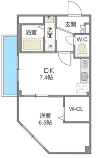 ファーストレジデンス東寺尾【1階】の間取り