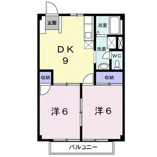 クレセント大高【2階】の間取り