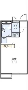 レオパレスエスパシオ【204号室】の間取り