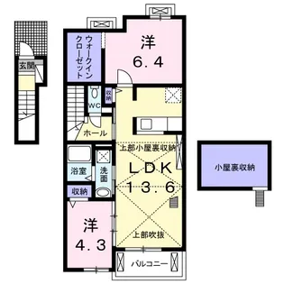 メロウ ハウスD【2階】の間取り