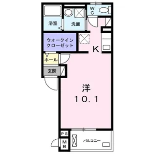 サンクタス ST【2階】の間取り