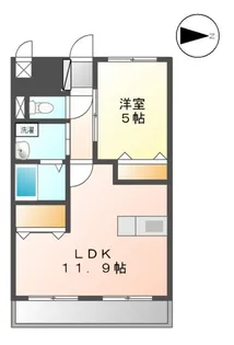 グランドゥール【2階】の間取り